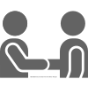 Handshake by b farias from the Noun Project
